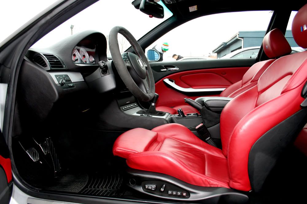 BMW E46 M3 RED LEATHER INTERIOR Wroc?awski Informator